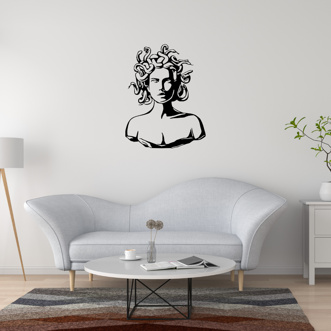 Stickers vinyle Médusa - Autocollant mythologie