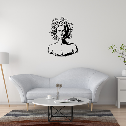 Stickers vinyle Médusa - Autocollant mythologie