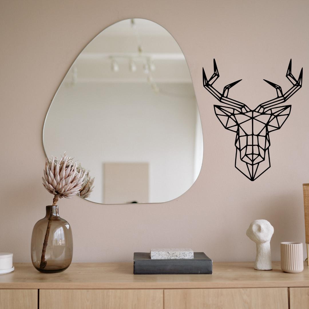 Décoration murale Cerf géométrique
