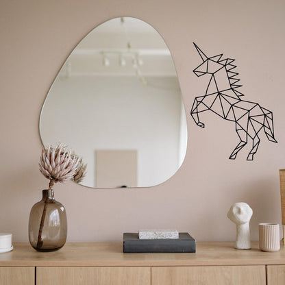 Décoration murale Licorne géométrique