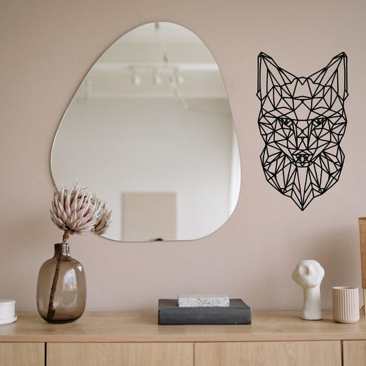 Décoration murale Renard géométrique