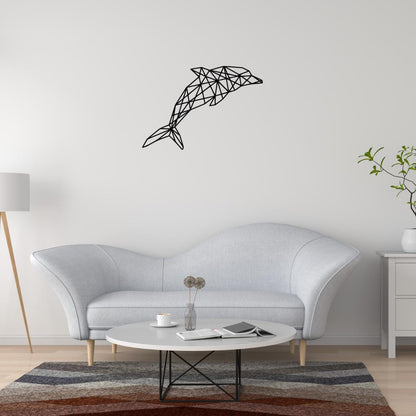 Décoration murale Dauphin géométrique - Impression 3D