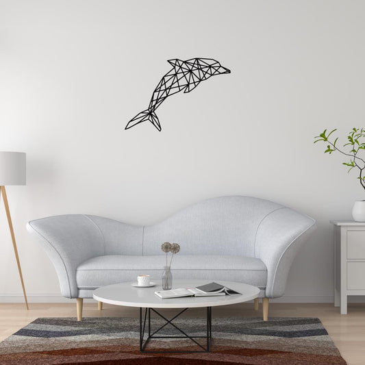 Décoration murale Dauphin géométrique - Impression 3D
