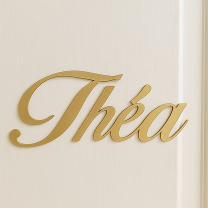 Prénom en impression 3D - Plaque nominative porte/chambre enfant