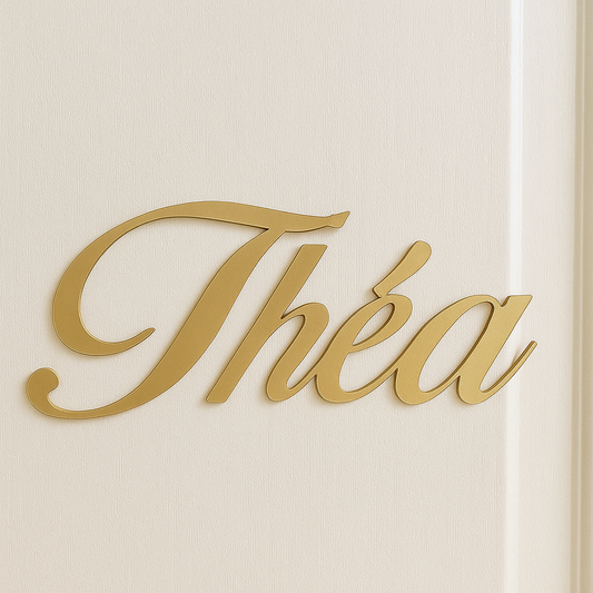 Prénom en impression 3D - Plaque nominative porte/chambre enfant