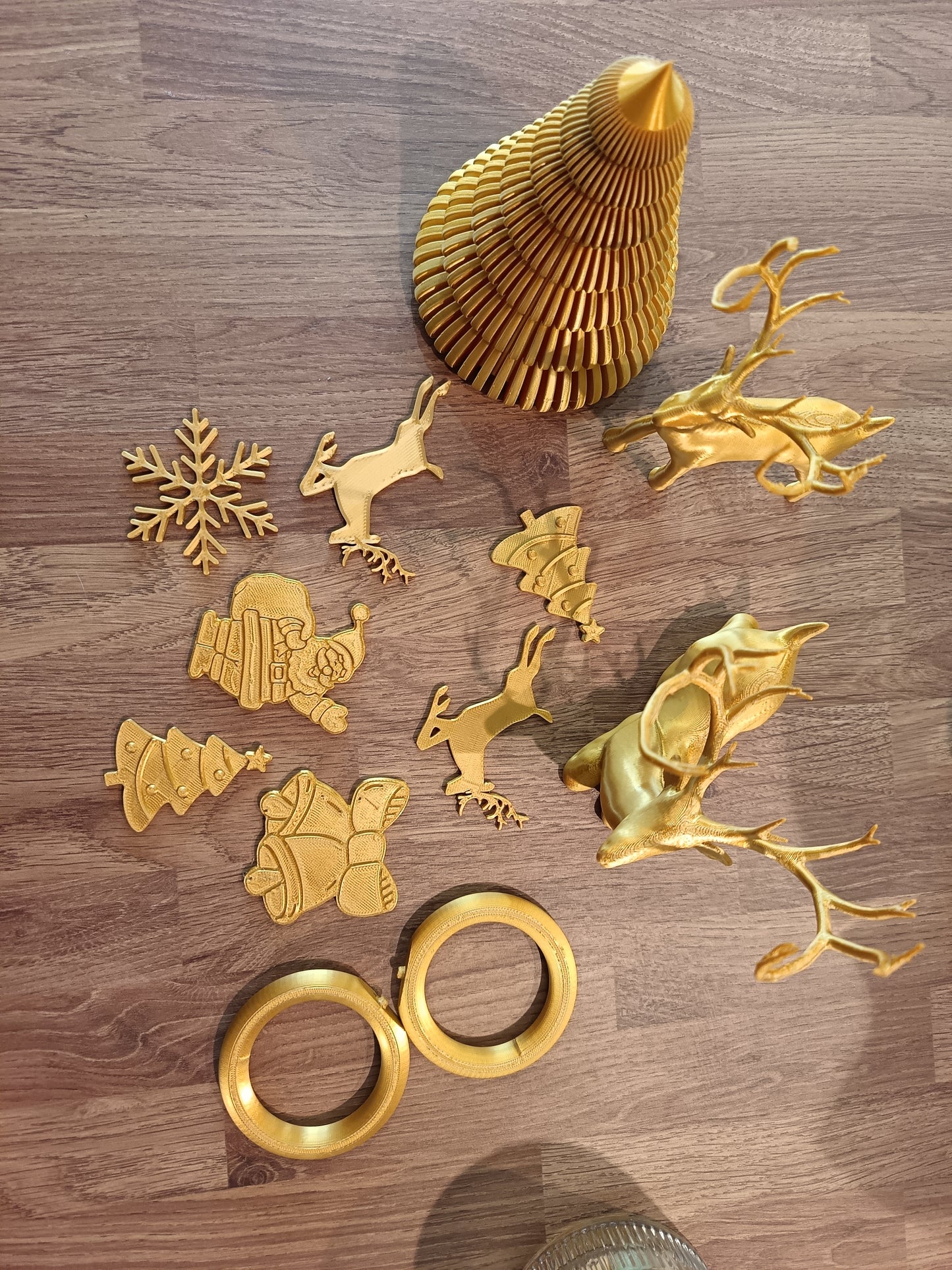 Ronds de serviettes personnalisables - Noël