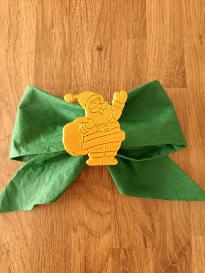 Ronds de serviettes personnalisables - Noël