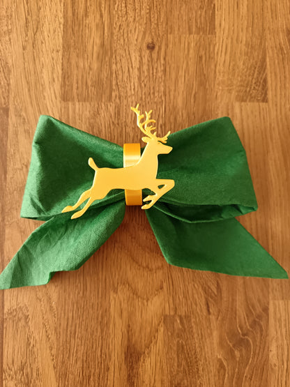 Ronds de serviettes personnalisables - Noël