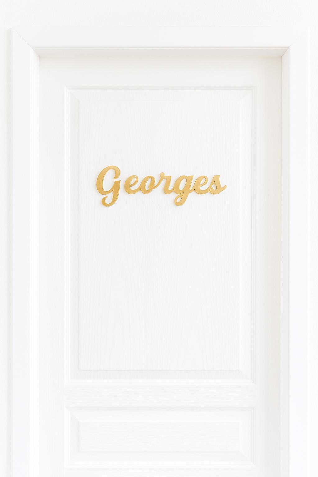 Prénom en impression 3D - Plaque nominative porte/chambre enfant