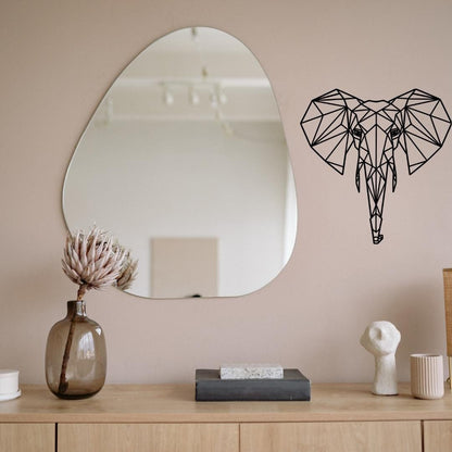 Décoration murale Éléphant géométrique