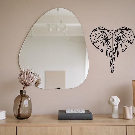 Décoration murale Éléphant géométrique