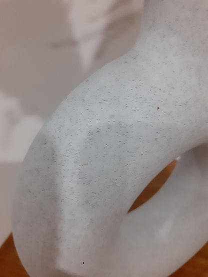 Vase donut style nordique pour fleurs fraîches et séchées